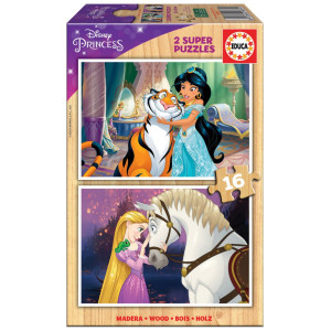 Puzzle Educa de 2 x 16 piese - Printese Disney