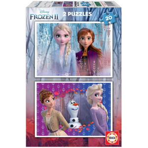 Puzzle Educa de 2 x 20 de piese - Frozen 2