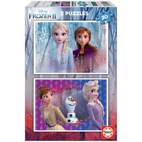 Puzzle Educa de 2 x 20 de piese - Frozen 2