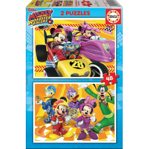 Puzzle Educa din 2 x 48 piese - Mickey and friends