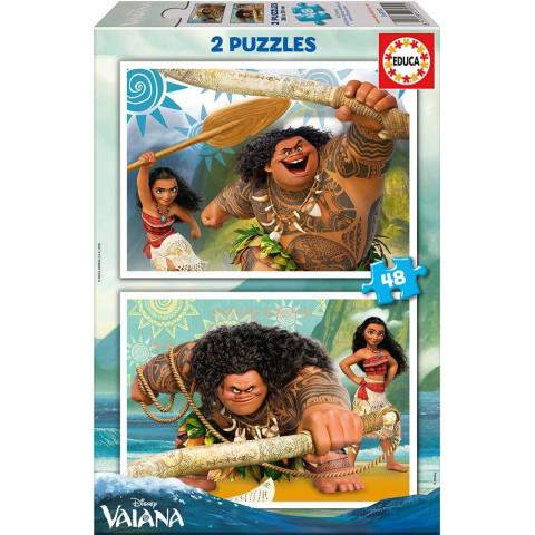 Puzzle Educa din 2 х 50 piese - Vaiana