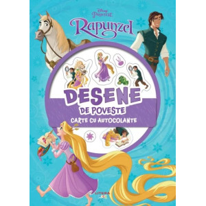 Disney. Prințese. Rapunzel. Desene de poveste. Carte cu autocolante