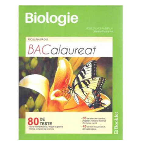 Bacalaureat 2019 Biologie - clasele IX - X - 80 Teste