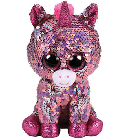 Pluș Cu Paiete Unicornul Sparkle,15 cm, Ty