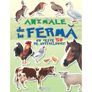 Mai caută și lipește-Animale de la fermă cu peste 50 de abt.