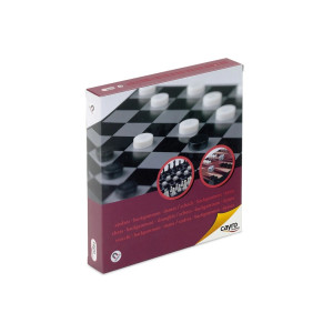 Set Magnetic De Voiaj Șah-Dame-Table În Cutie Metalică, Cayro