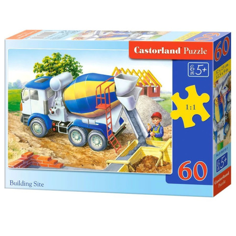 Puzzle Castorland, Building Site, 60 piese