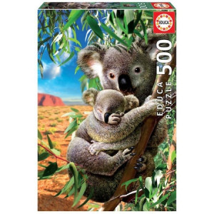 Puzzle Koala and cub, 500 piese, Educa
