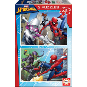 Puzzle Educa - Spider-Man, 2x48 piese