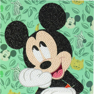 Set creativ cu cristale Happy Mickey, colectia Disney, 18x18 cm, Craft Buddy