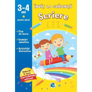 Scriere: 3-4 ani grupa mică. Învăț la grădiniță