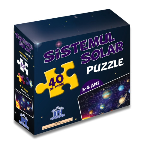 Sistemul solar (puzzle 50/70 + afiș 50/70)