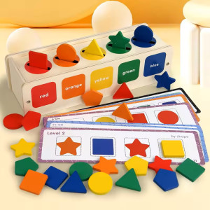 Joc Montessori - învățare și sortare forme și culori