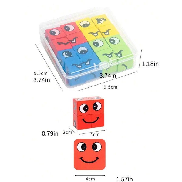 Joc Montessori - puzzle lemn 