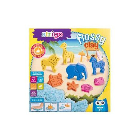 Plastilină mătăsoasă - Flossy Clay, beach, Strigo