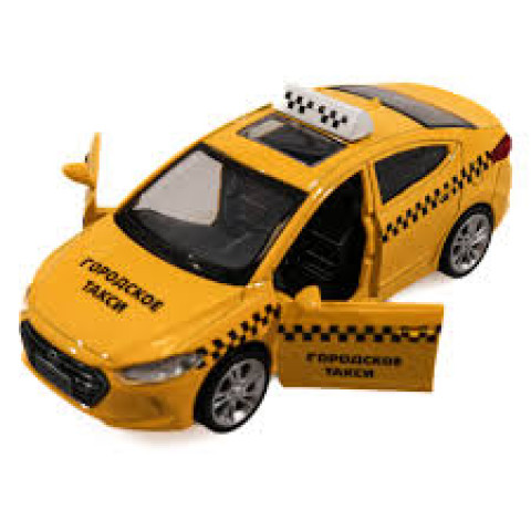 Mașinuță ELANTRA-Taxi 1:40 Galben