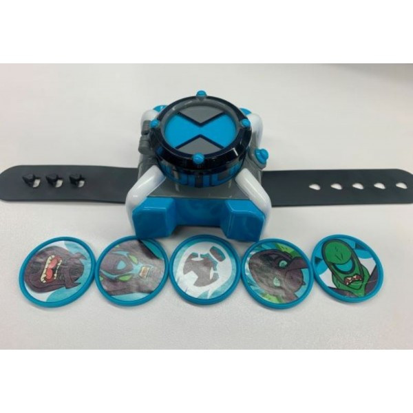 Ben 10 Ceas Omnitrix Omni-Adaptat Cu Lansator De Discuri