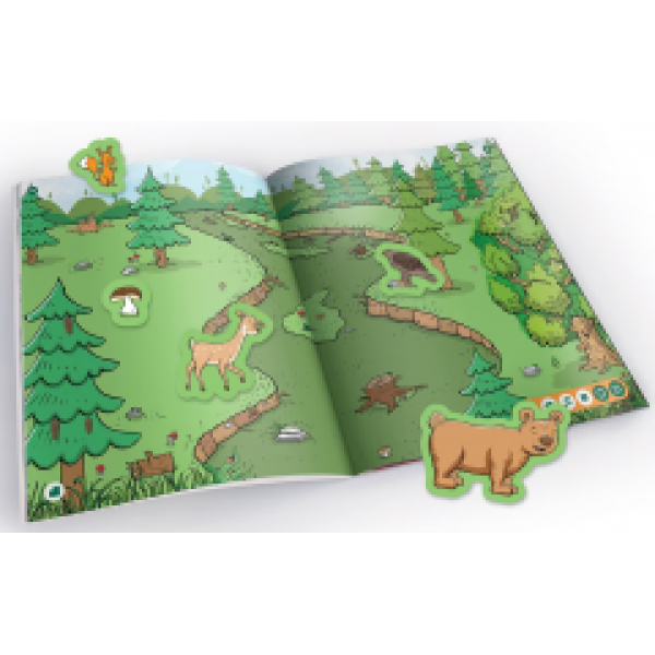 Carte Raspundel Istețel - Animale, cu autocolante