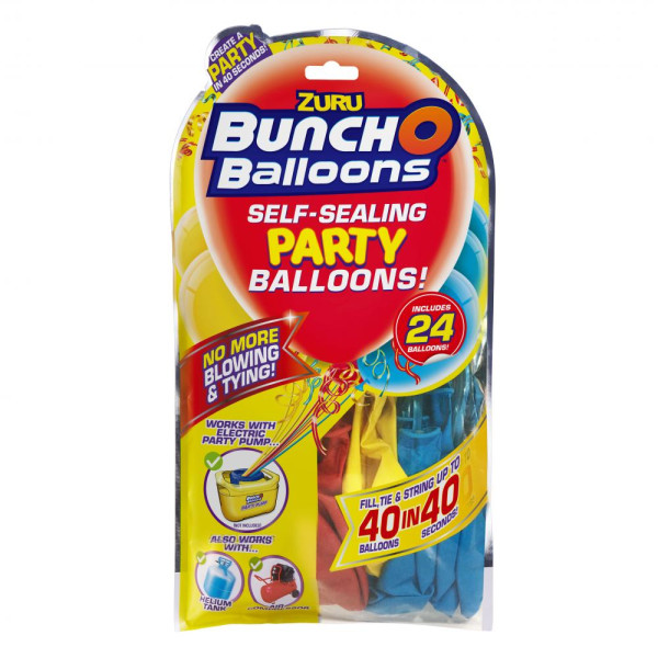 Bunch O Balloons Party Balloons Set Refill roșu/galben/albastru