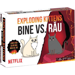Joc de societate: Exploding Kittens. Bine vs. Rău