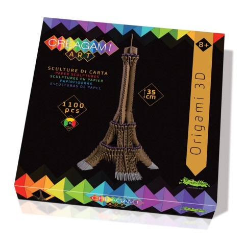 Creagami - Kit Turnul Eiffel origami cu 1100 piese