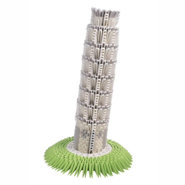 Creagami - Kit Turnul din Pisa origami cu 1173 piese
