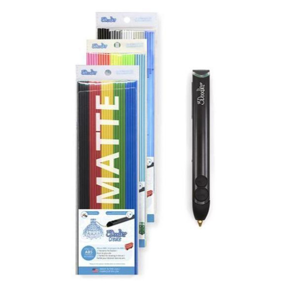 Creion 3D 3Doodler Create+ Essential Set, 3 seturi filamente