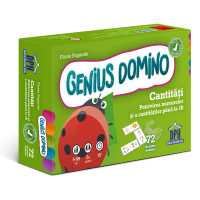 Genius domino - Cantități - Potrivirea numerelor și a cantităților până la 10