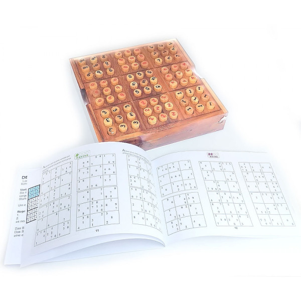 Joc Sudoku din lemn