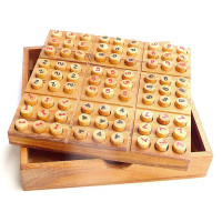 Joc Sudoku din lemn
