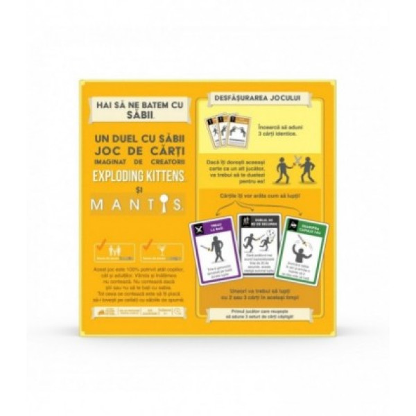 Joc Exploding Kittens, Hai să ne batem cu săbii Joc Exploding Kittens, Hai să ne batem cu săbii
