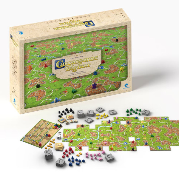 Joc de societate CARCASSONNE Big Box 6 LIN0628, 7 ani+, 2-8 jucatori