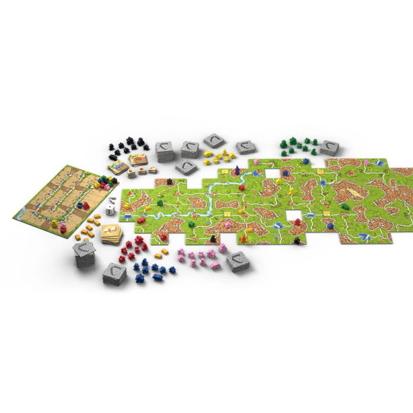 Joc de societate CARCASSONNE Big Box 6 LIN0628, 7 ani+, 2-8 jucatori