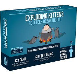 Joc de societate EXPLODING KITTENS Rețetele Dezastrului 