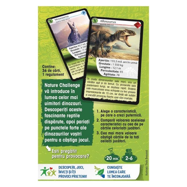 Joc Nature Challenge: Dinozauri