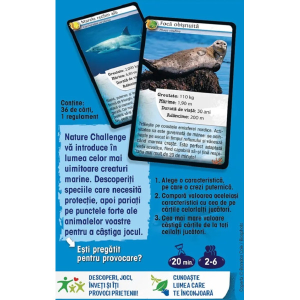 Joc Nature Challenge: Animale marine