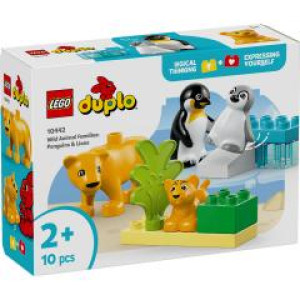 LEGO Duplo - Familii de animale salbatice: Pinguini si Lei