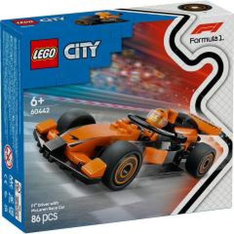 LEGO City - Pilot F1 cu masina de curse McLaren