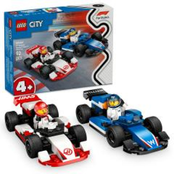 LEGO City - Masini de curse F1 Williams Racing si Haas