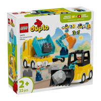 LEGO Duplo Vehicule de Constructii 3 in 1 LEGO Duplo Vehicule de Constructii 3 in 1