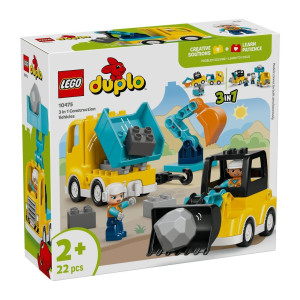 LEGO Duplo Vehicule de Constructii 3 in 1