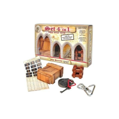 Set Logică Giochi - Leonardo da Vinci, 4 in 1