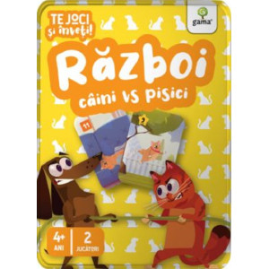 Război câini vs. pisici.Te joci și înveți