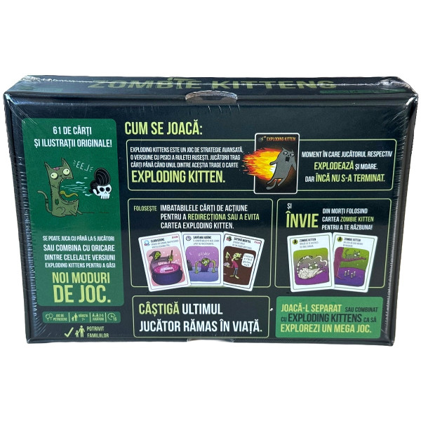 Joc de societate: Zombie Kittens Joc de societate: Zombie Kittens