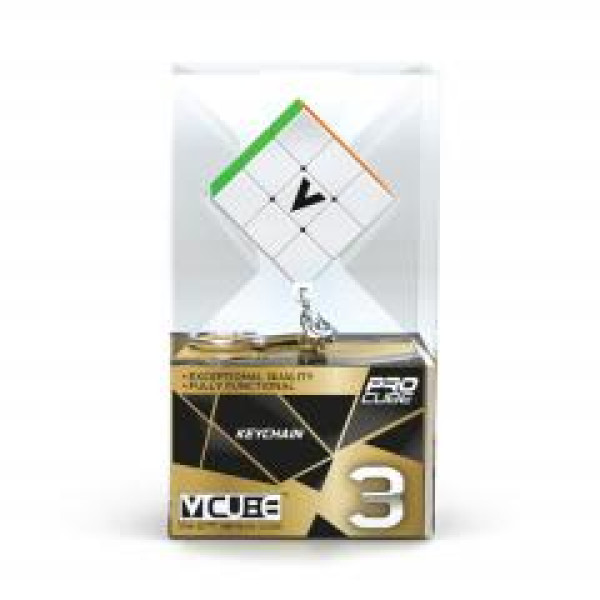 Breloc V-Cube 3 Classic - Cub 3x3x3 cu Rotație Fină pentru Competiții