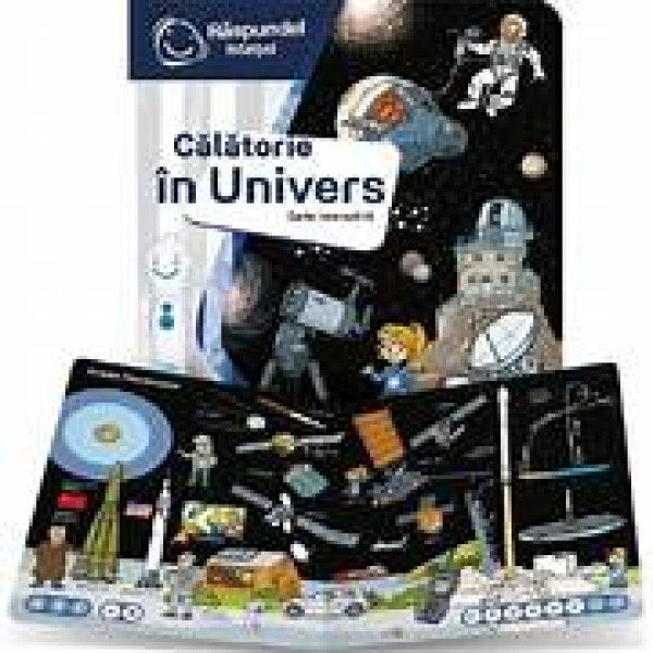 Pachet carte interactivă și creion RASPUNDEL ISTEȚEL: Călătorie în Univers Pachet carte interactivă și creion RASPUNDEL ISTEȚEL: Călătorie în Univers
