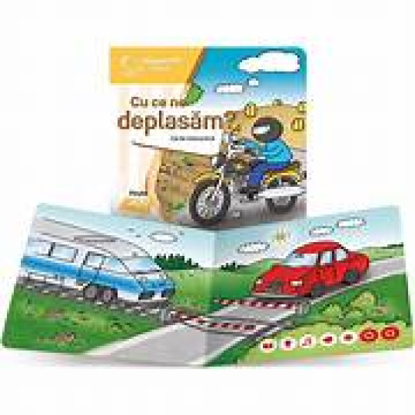 Carte Răspundel Istețel - Cu ce ne deplasăm Carte Răspundel Istețel - Cu ce ne deplasăm