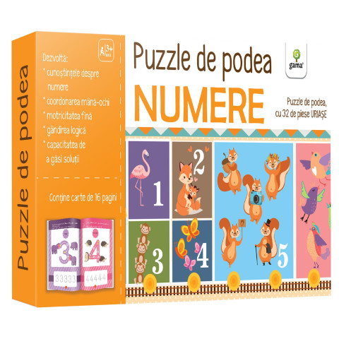Puzzle de podea: Numere