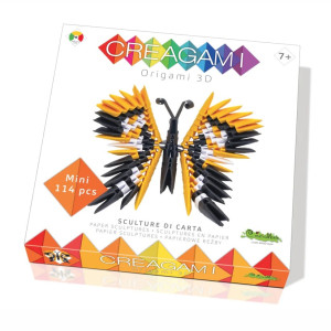 Creagami - Kit Fluture origami cu 114 piese