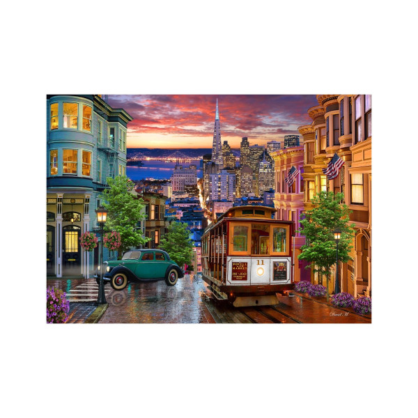 Puzzle Castorland San Francisco Trolley, 500 piese